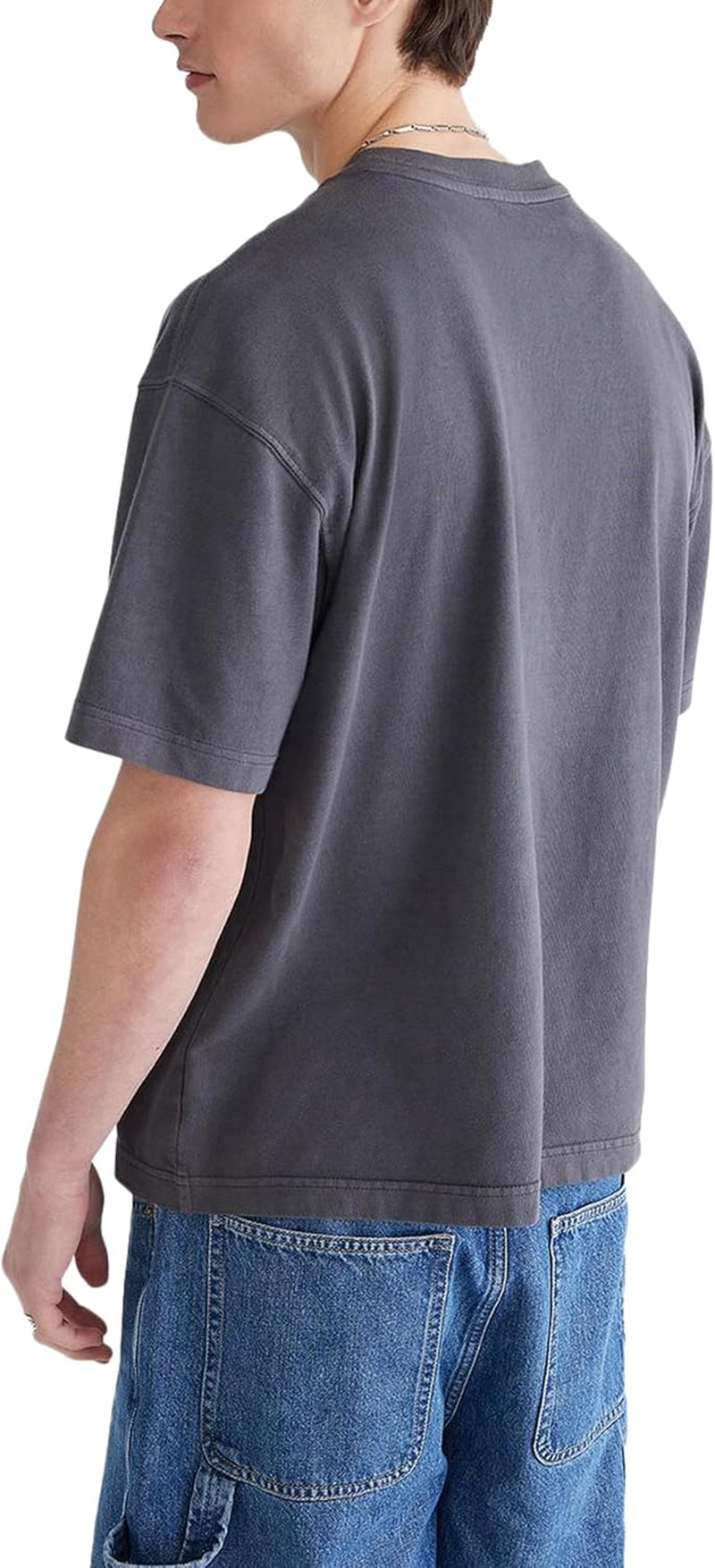 Men'S Heavy Weight Boxy Crew Neck Short Sleeve T-Shirt