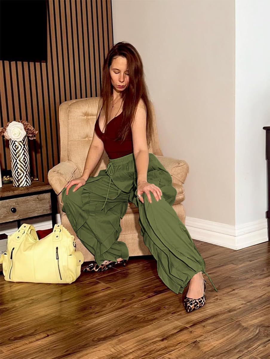 Cargo Pants for Women Baggy Parachute Balloon Sweatpants