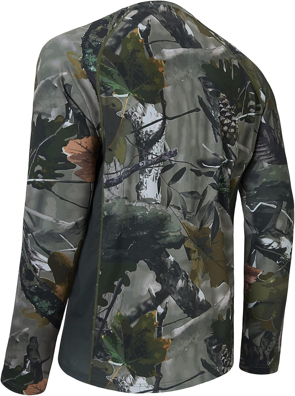 Men'S Hunting Camo Performance Long Sleeve Shirt Fishing UPF50+ FS13M