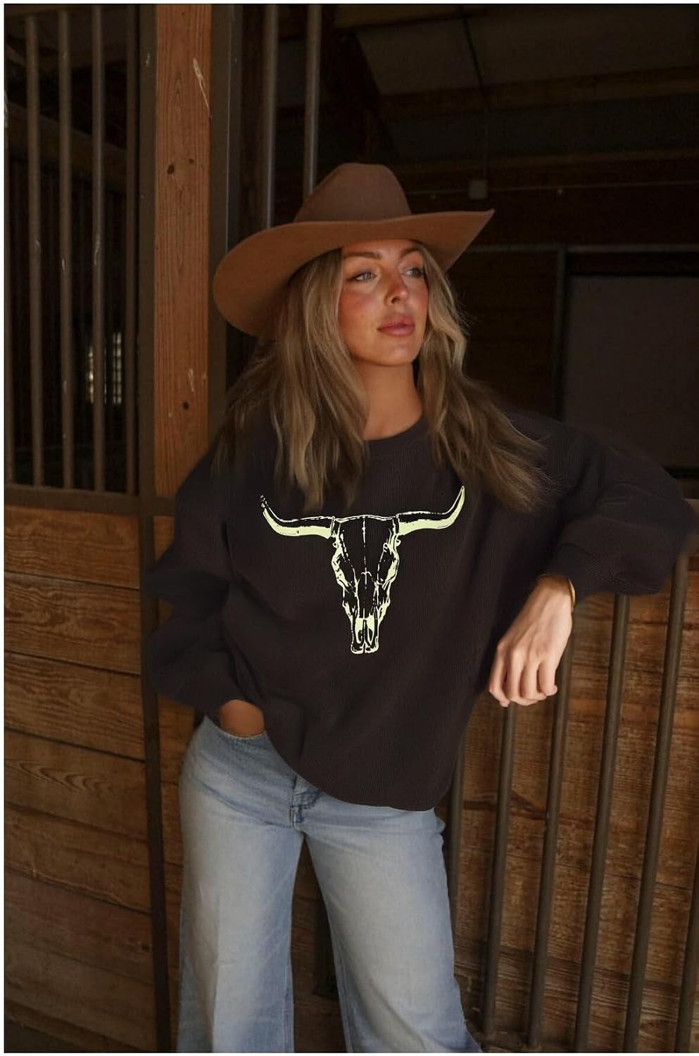 Western Cowgirl Sweatshirts for Women Country Concert Outfits