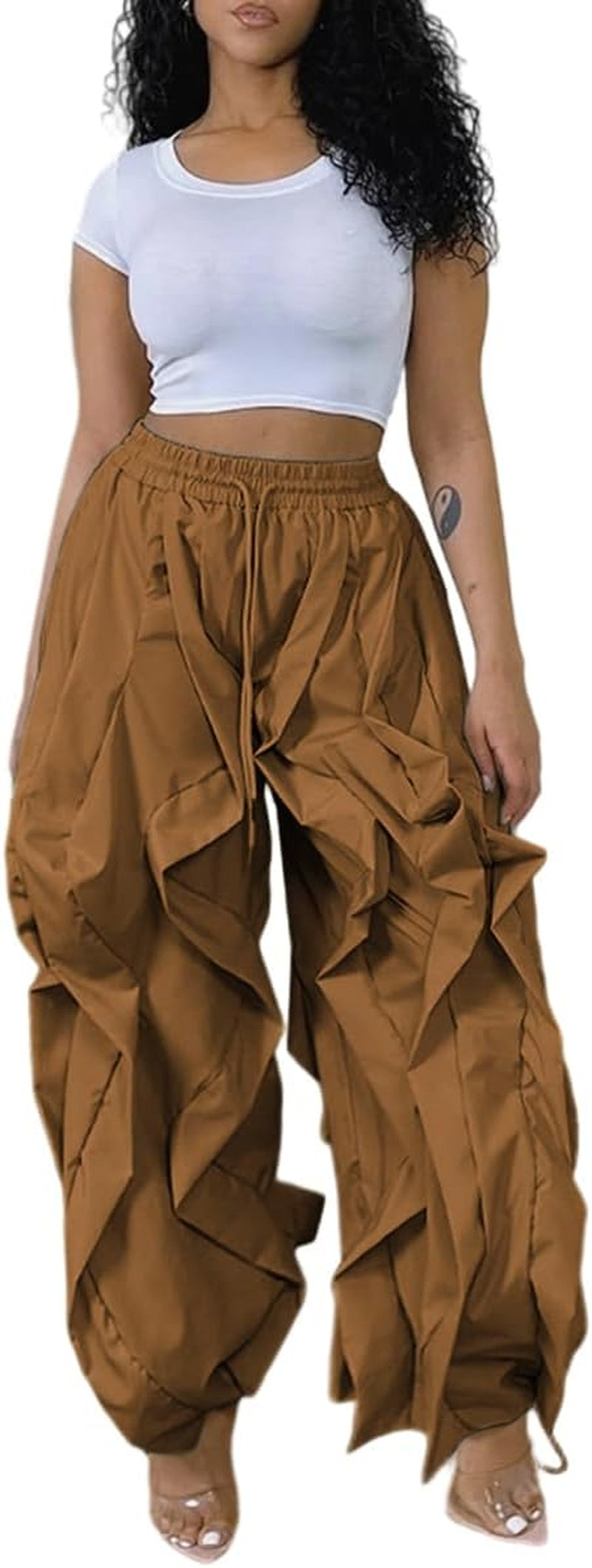 Cargo Pants for Women Baggy Parachute Balloon Sweatpants