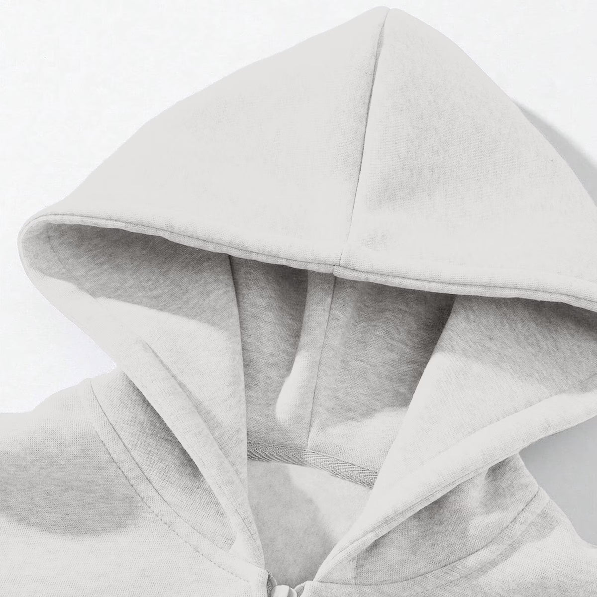 Men'S Quarter Zip Hoodies Zip up Solid Color Hoodie Long Sleeve Drop Shoulder Sweatshirt Casual Pullover White L