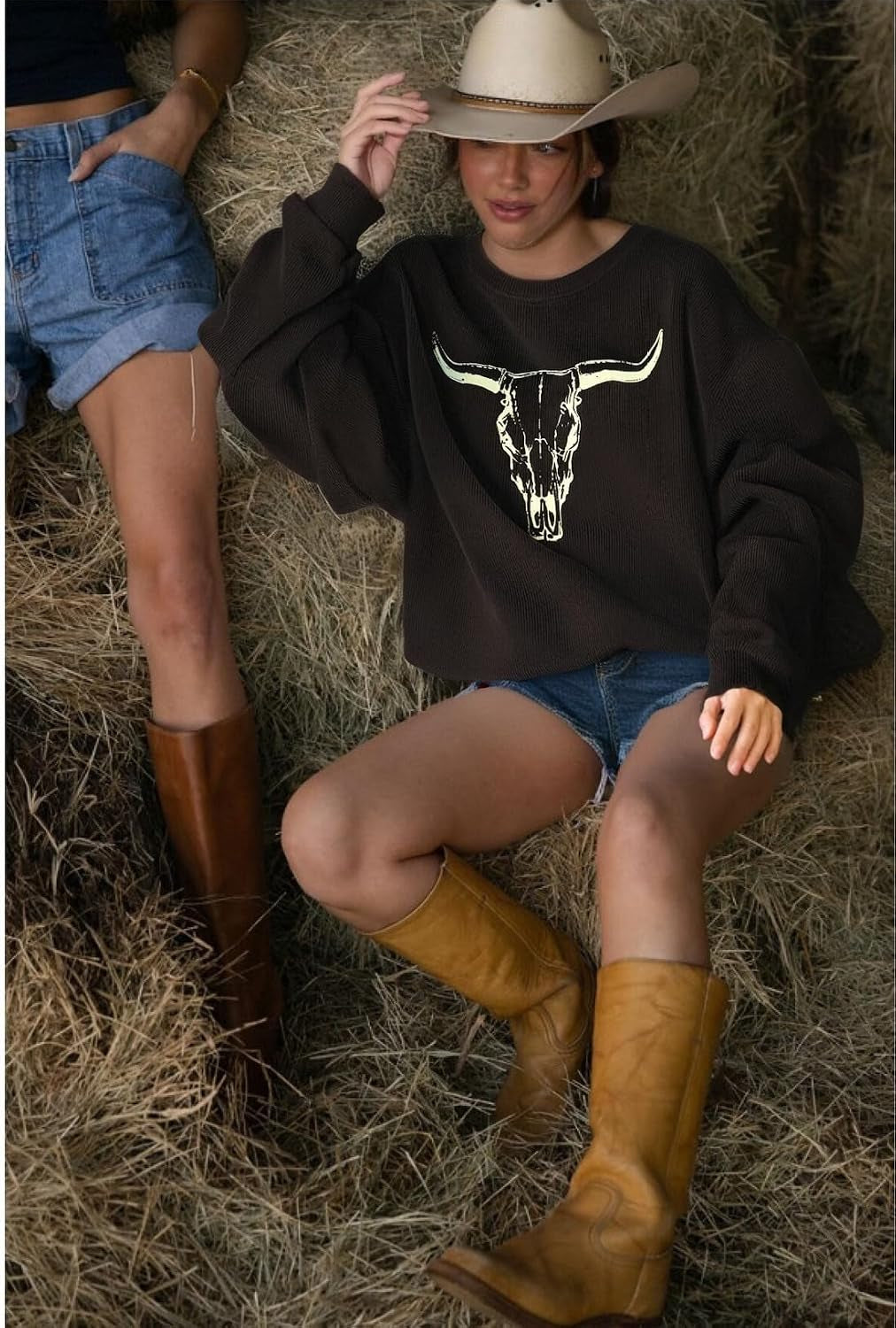 Western Cowgirl Sweatshirts for Women Country Concert Outfits