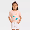 Toddler Girls' Sun Oversized Graphic T-Shirt - Cat & Jack Pink