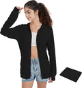 Light Weight Zip up Hoodie Thin Summer Jacket for Women